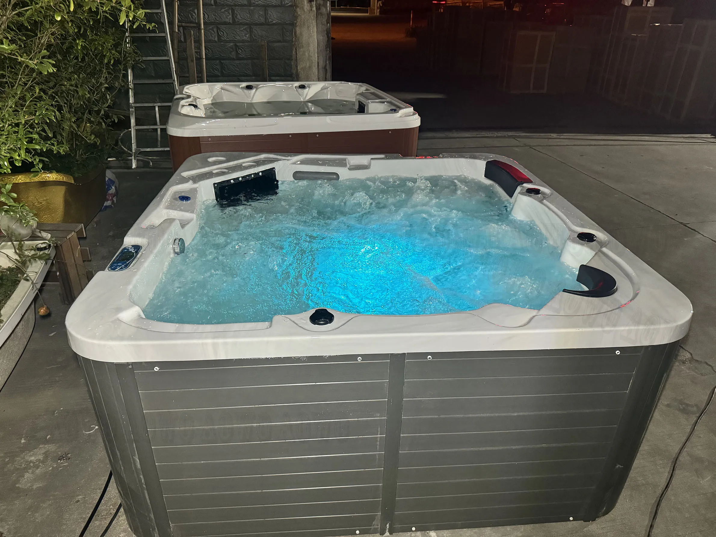 5 Wason Cloud White American Acrylic Bathtubs Spa whirlpool Tub Panouri Solar Apa Hot Heat Pipe Hot Tube Outdoor Ice Cream Cart