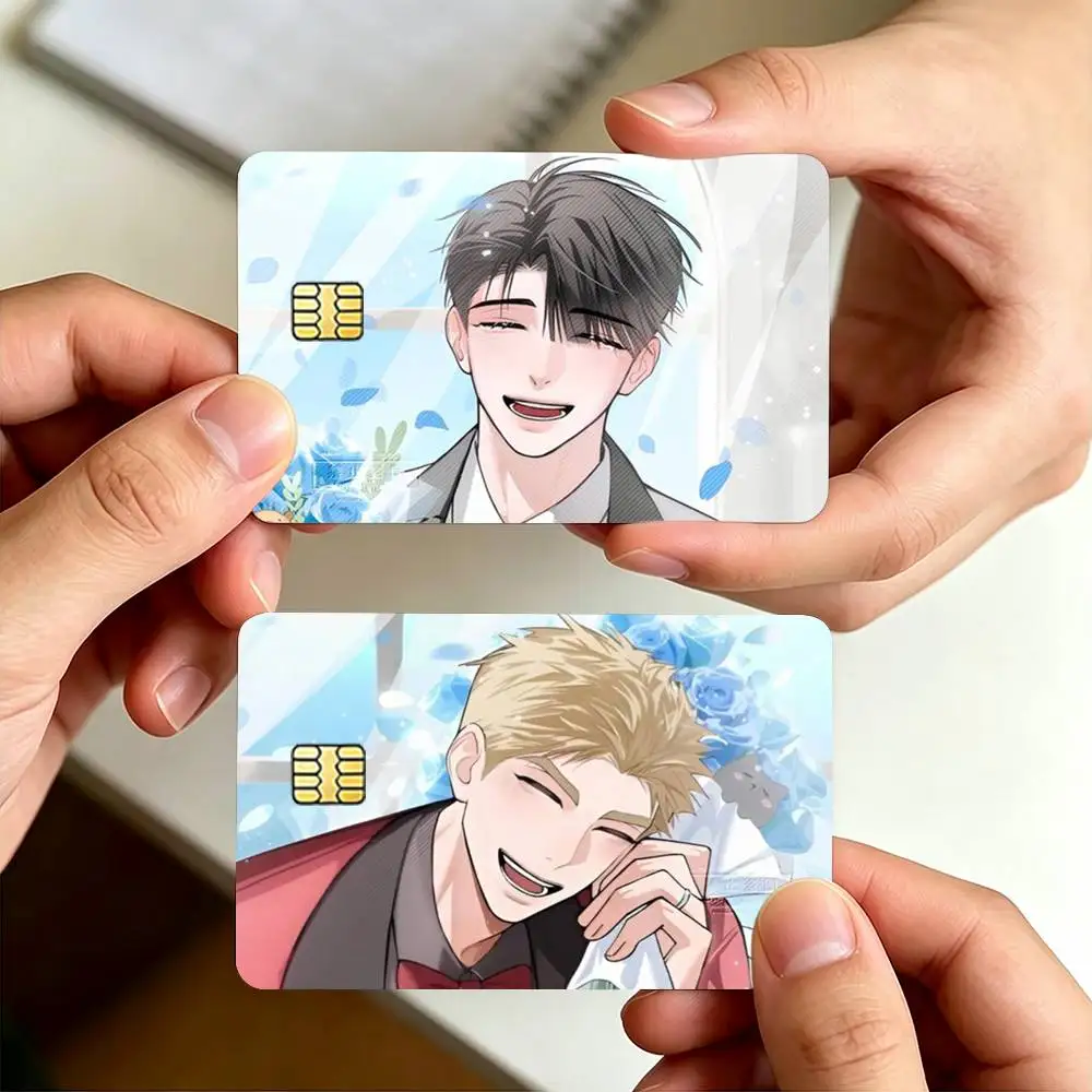 M-Manhwa R-Red S-String Q-Quests Credit Card Skin Stickers For VISA Bank Bus Metro Access Card Protective Film Cover Sticker