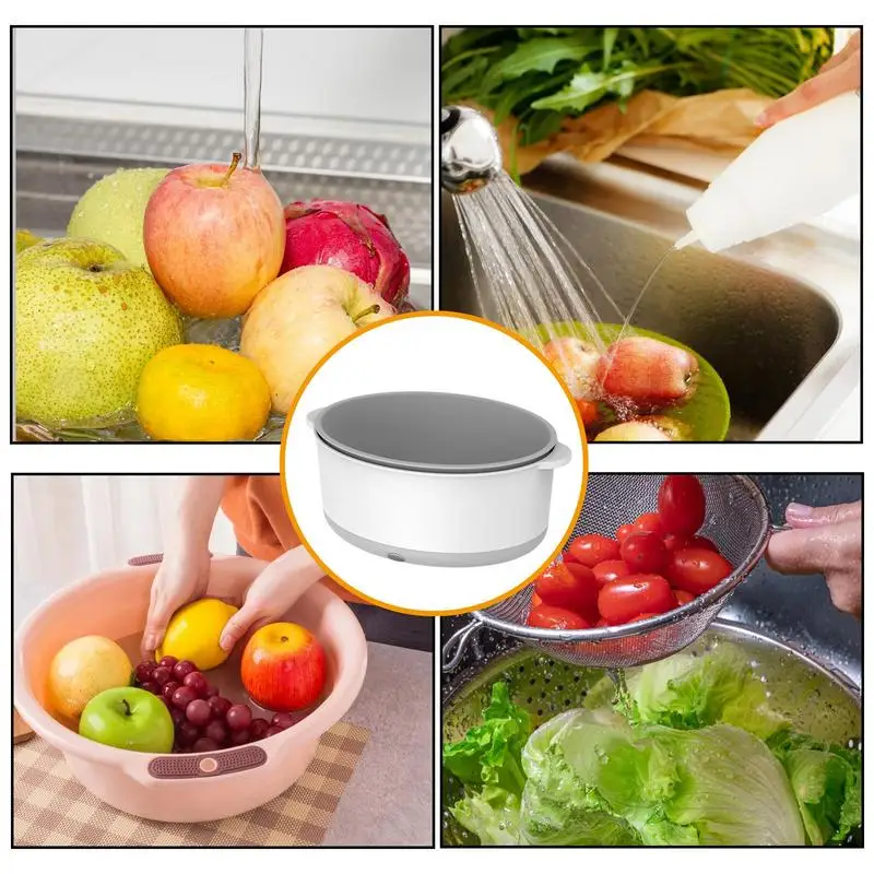 Fruit Vegetable Cleaner Portable Fruit And Vegetable Washing Machine Deeply Cleansing Using Water Spinner Purification Technolgy