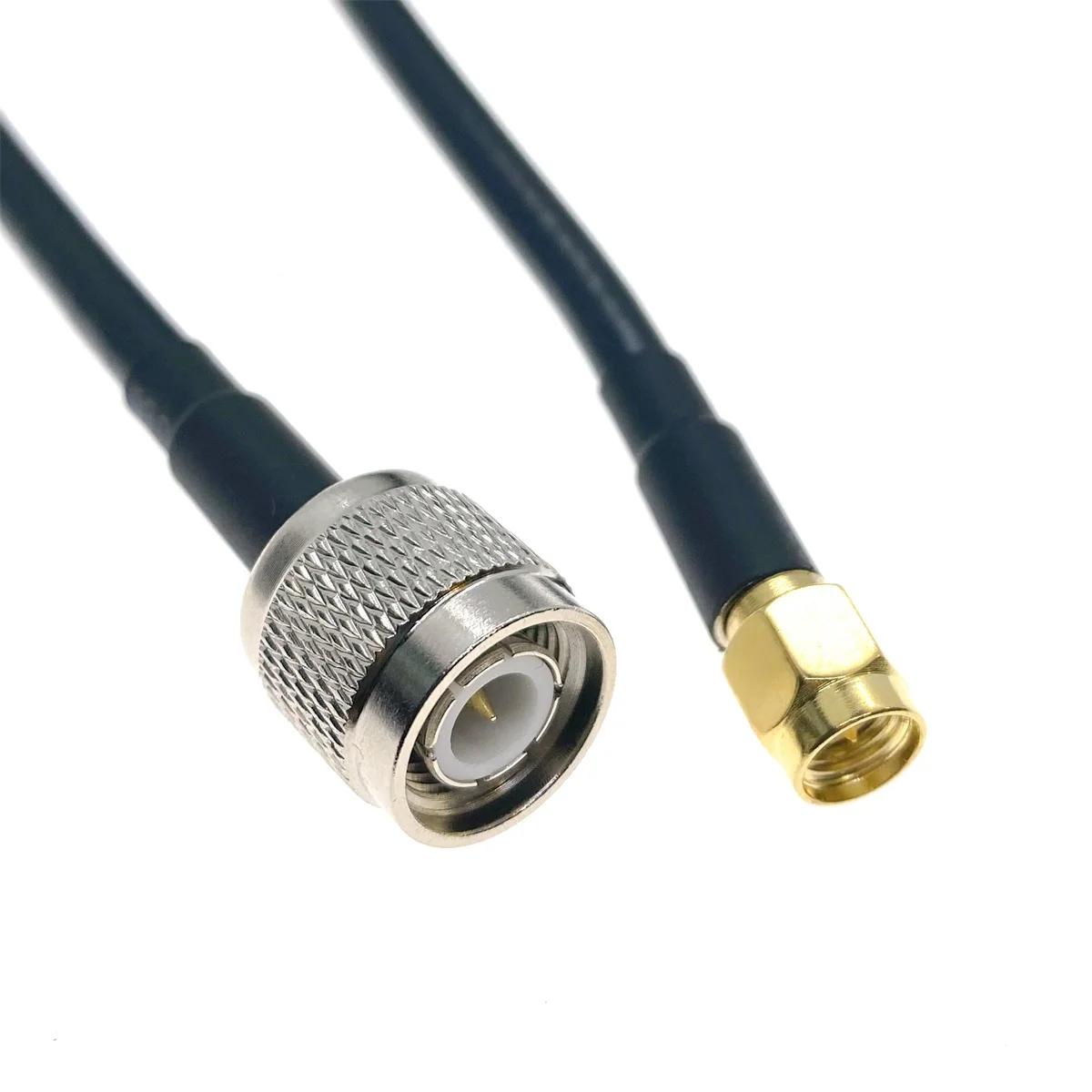 TNC Male to SMA Male Plug Adapter RG58 RF Coaxial Cable 50 Ohm for System Extension Pigtail