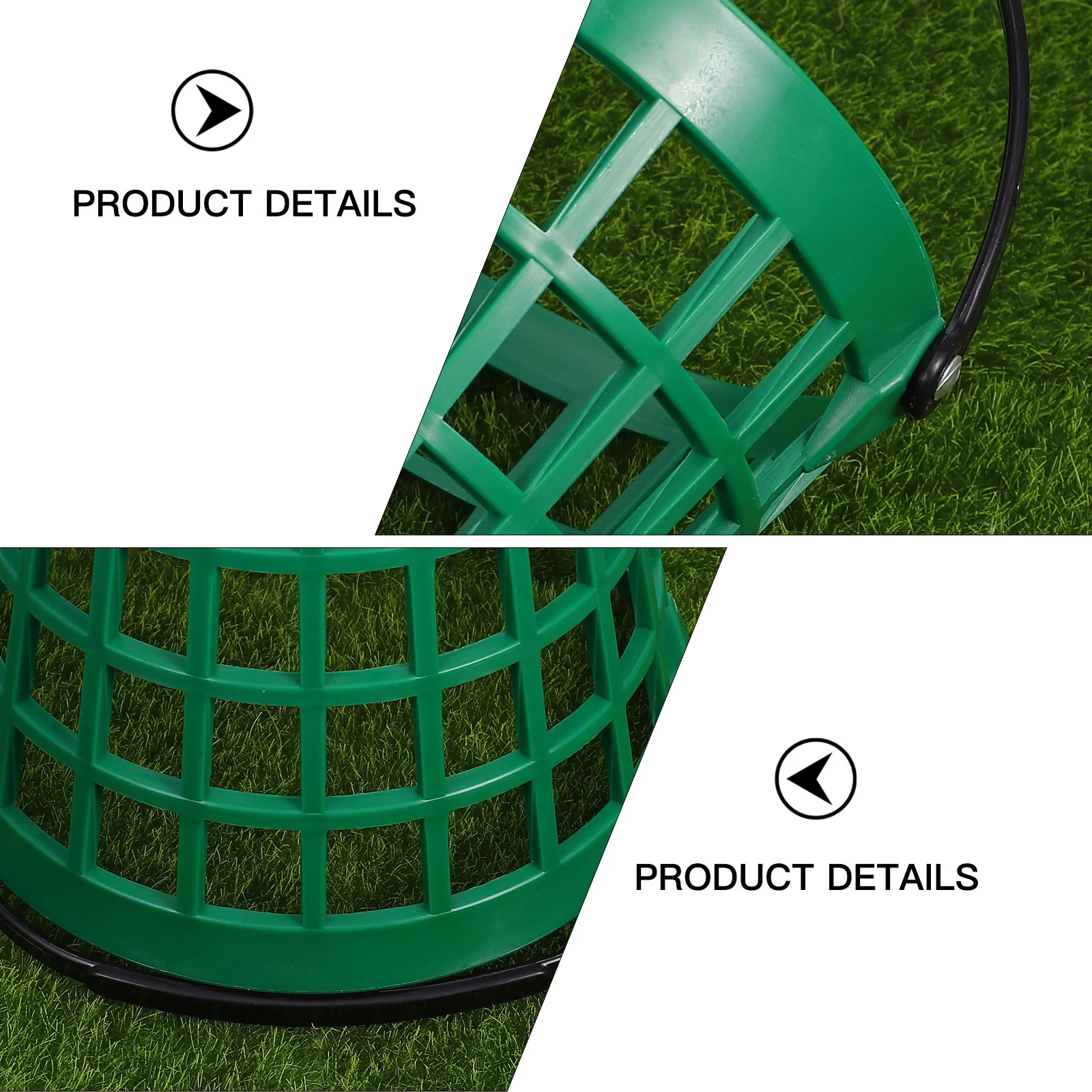 Golf Basket Ball Storage Miniature Green Bucket Carrying Buckets Container Nylon Child