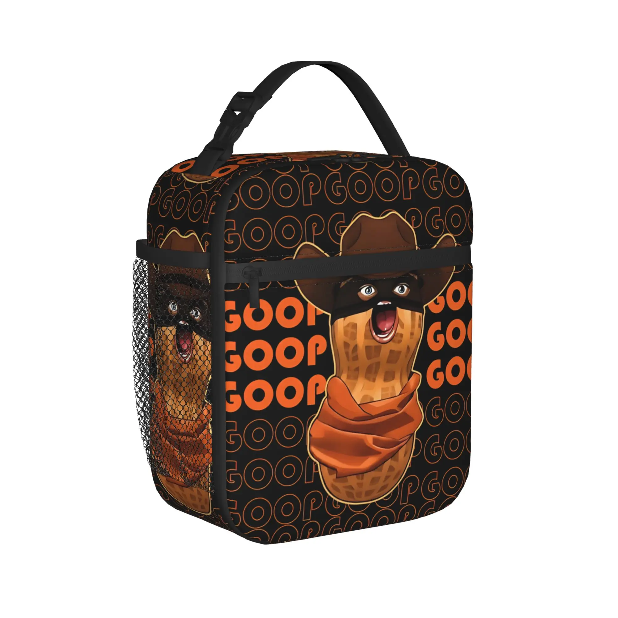 

Термоизолированная сумка-холодильник Burnt Peanut GOOP, многоразовая, для обедов, контейнер для еды, портативная сумка-тоут Arc Raiders, сумка для хранения продуктов