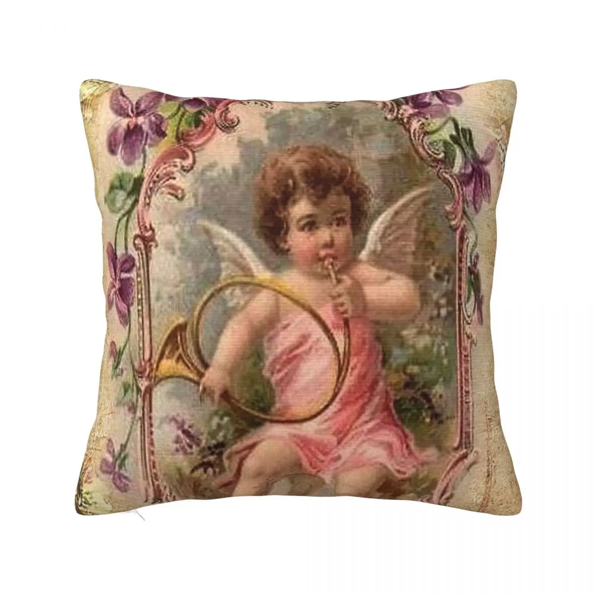 

Vintage Angel Victorian Angel Pillowcase Cushion Kid Suitable For Sofa Customized Anime Pillowcase Customizable