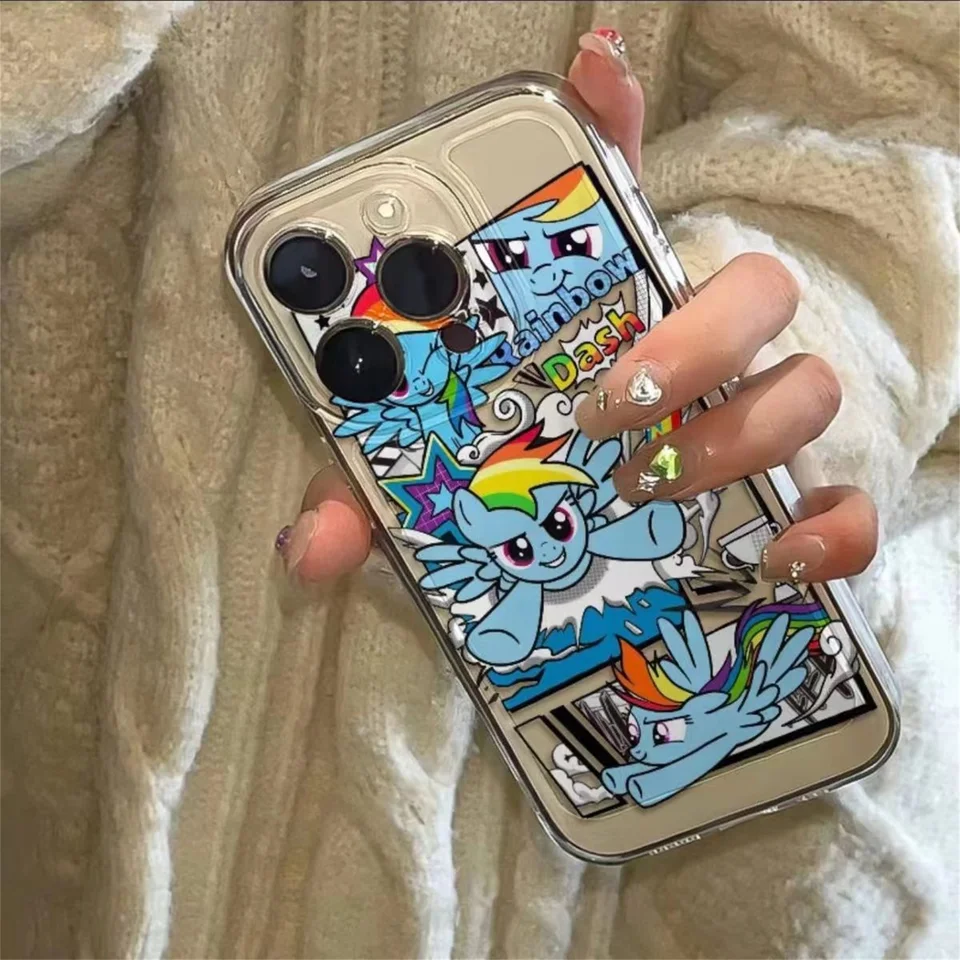 My Little Pony Rainbow Phone Case For iPhone 17 16e 16 15 14 13 12 11 Mini Air Pro Max X XR XSMax 7 8 Plus Transparent Cover - AliExpress 202192403 My Little Pony Rainbow Phone Case For iPhone 17 16e 16 15 14 13 12 11 Mini Air Pro Max X XR XSMax 7 8 Plus Transparent Cover - AliExpress 202192403
