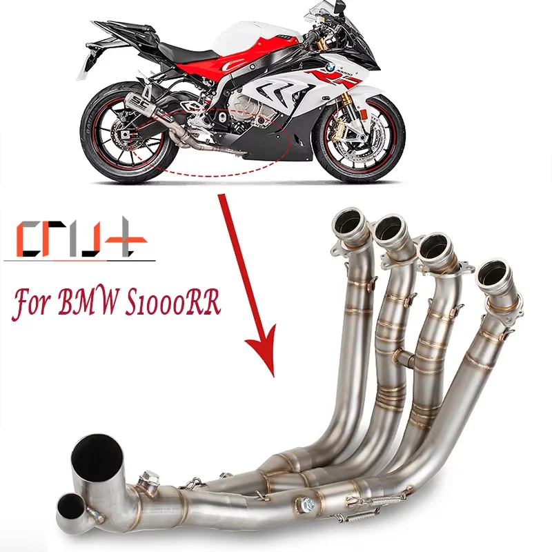 

Для BMW S1000RR S1000 RR 2017 2018: Полная система выхлопной системы из нержавеющей стали, модифицированная выхлопная труба Escape Moto 2017 2018
