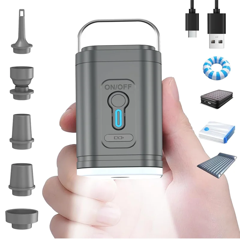 Mini Tragbare Luftpumpe mit 1200mAh Akku …