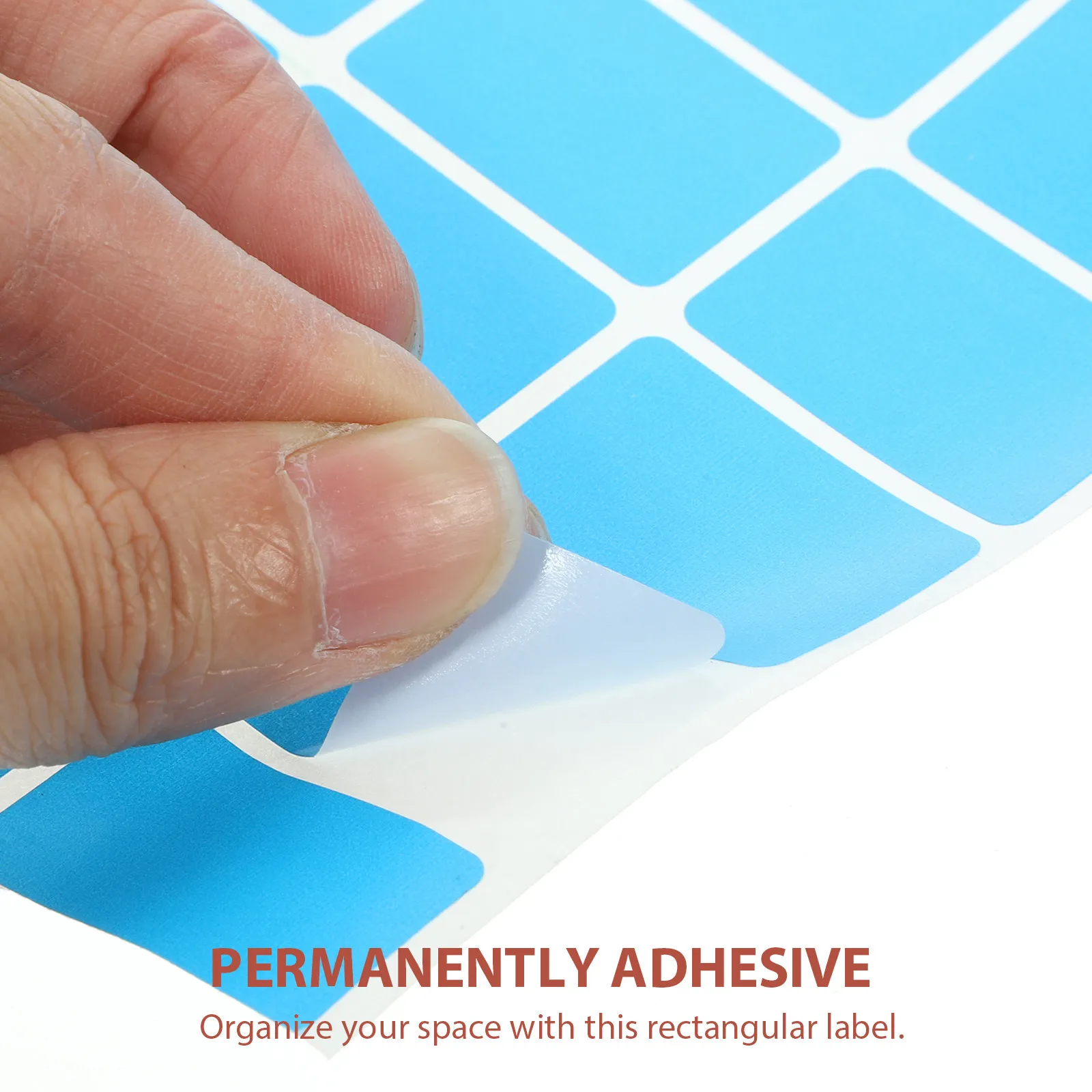 1 Roll Size Label Stickers Self Adhesive Rectangular Labels Blank Colored Shipping Address Price Tags Coding Organizing Stickers