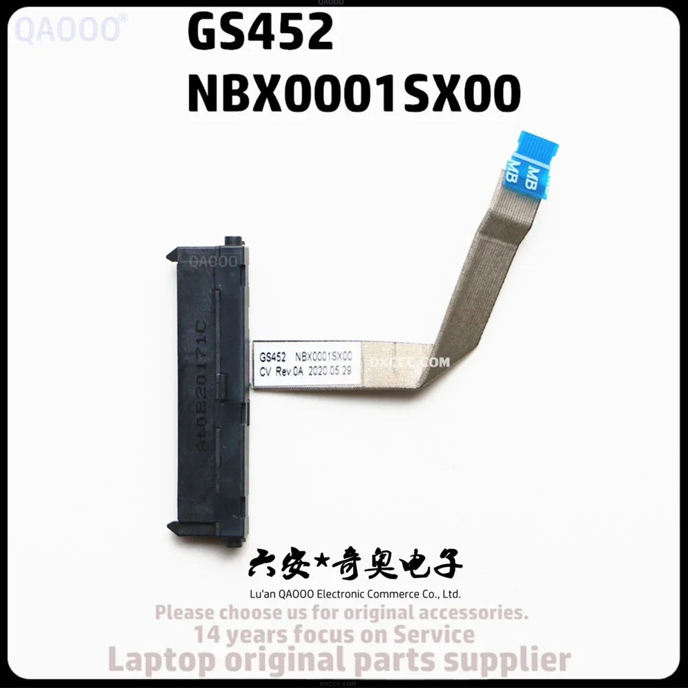 GS452 NBX0001SX00 SSD HDD SATA CABLE FOR LENOVO Ideapad 3 14IML05 SATA HDD CABLE JACK