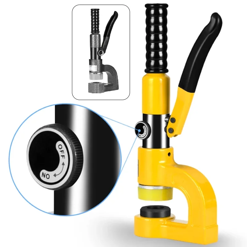 

Portable Hydraulic Punch Manual Metal Punching Tool Split-Type Hole Saw for Cable Tray Electrical Wiring Hole Punching