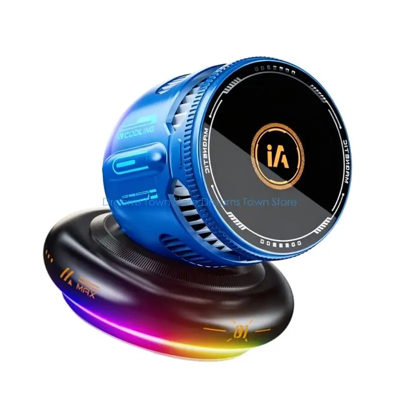 HX6A 360 Degree Rotating Car Phone Stand With 15W Wireless Chargers And Cooling Technology Easy Setups Phone Holder