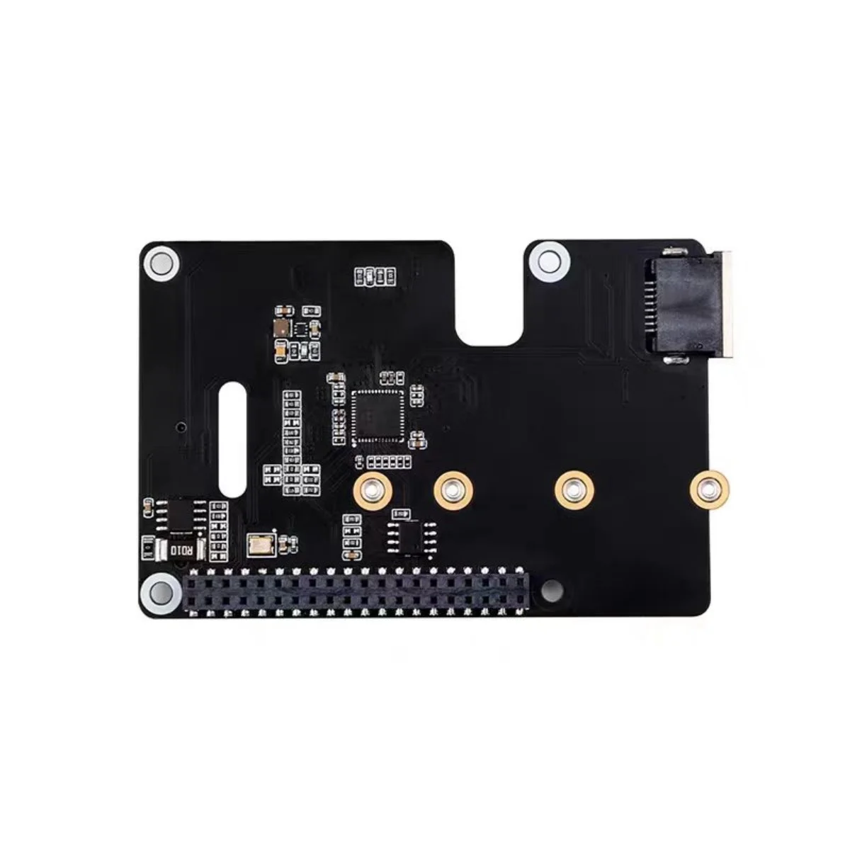 Micro Snow Raspberry Pi 5 PCIe to Gigabit Ethernet M.2 Expansion Board Non Drive Solid State Drive Adapter Board
