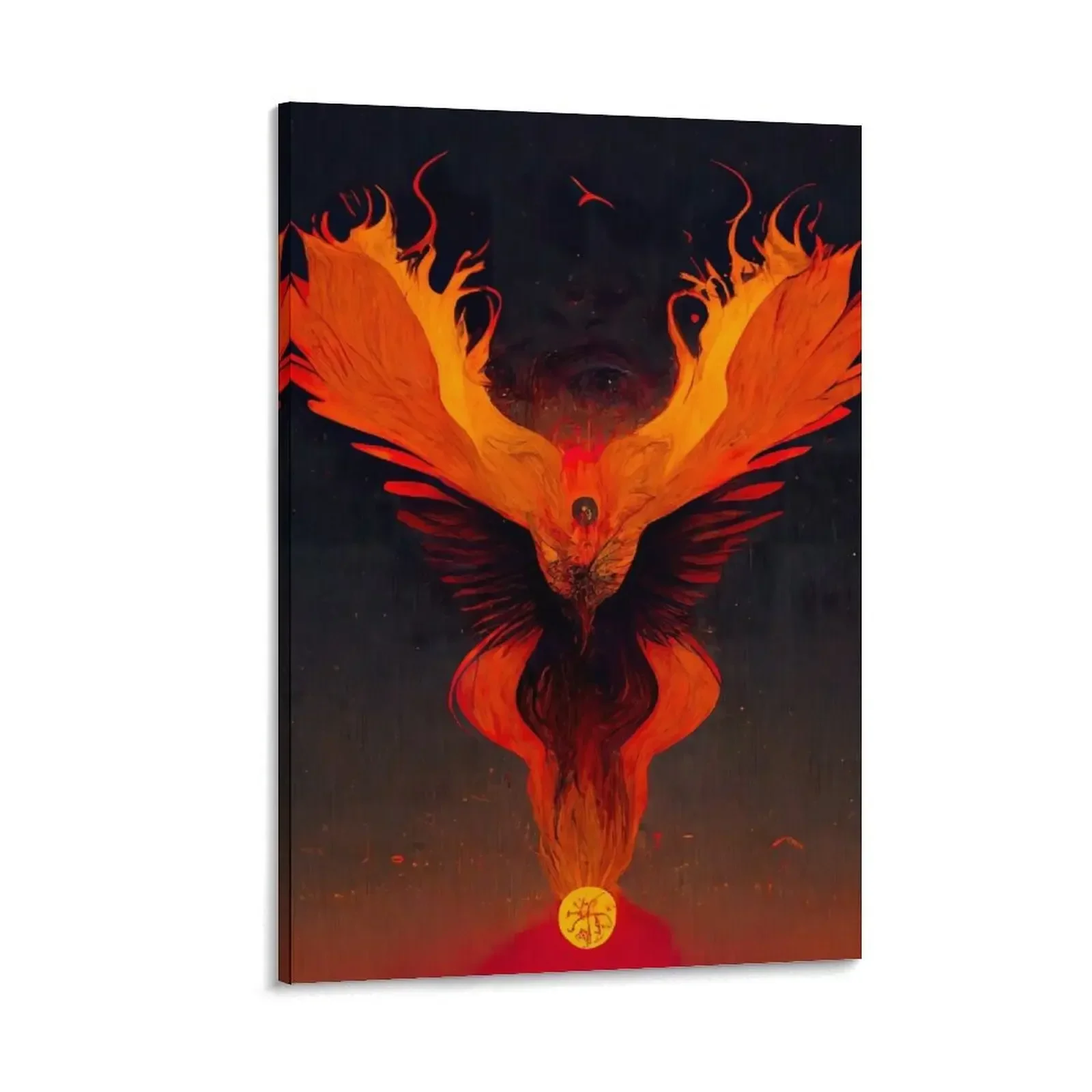 

Fiery Phoenix Canvas Painting poster anime Paintings on canvas for living room room decors aesthetic nordic home decor