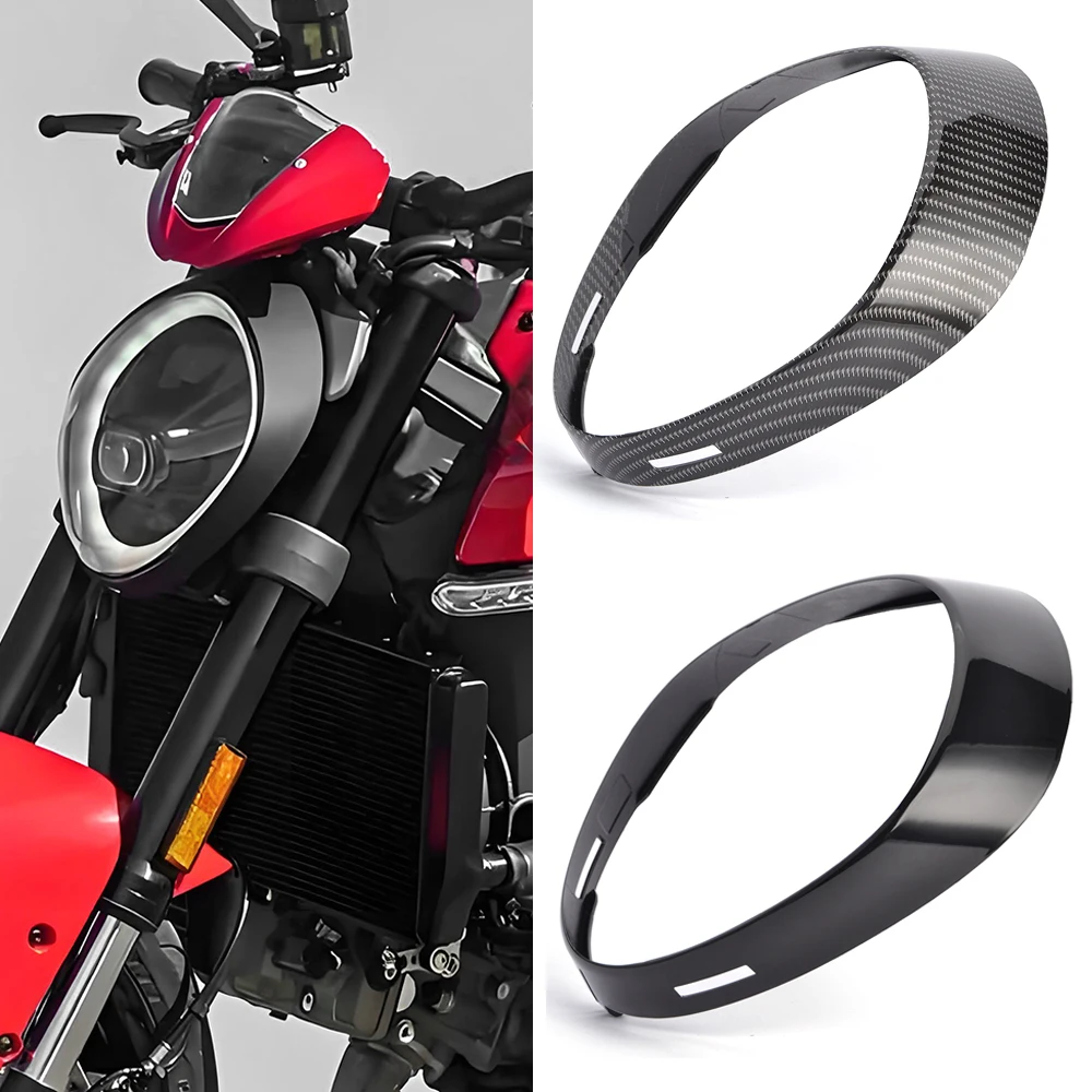 Motorcycle Headlight Trim Ring Rims Protector Cover For Ducati 937 950 2011 - 2026 2025 2024 2023 2022 2021 2020 2019 2018 2017
