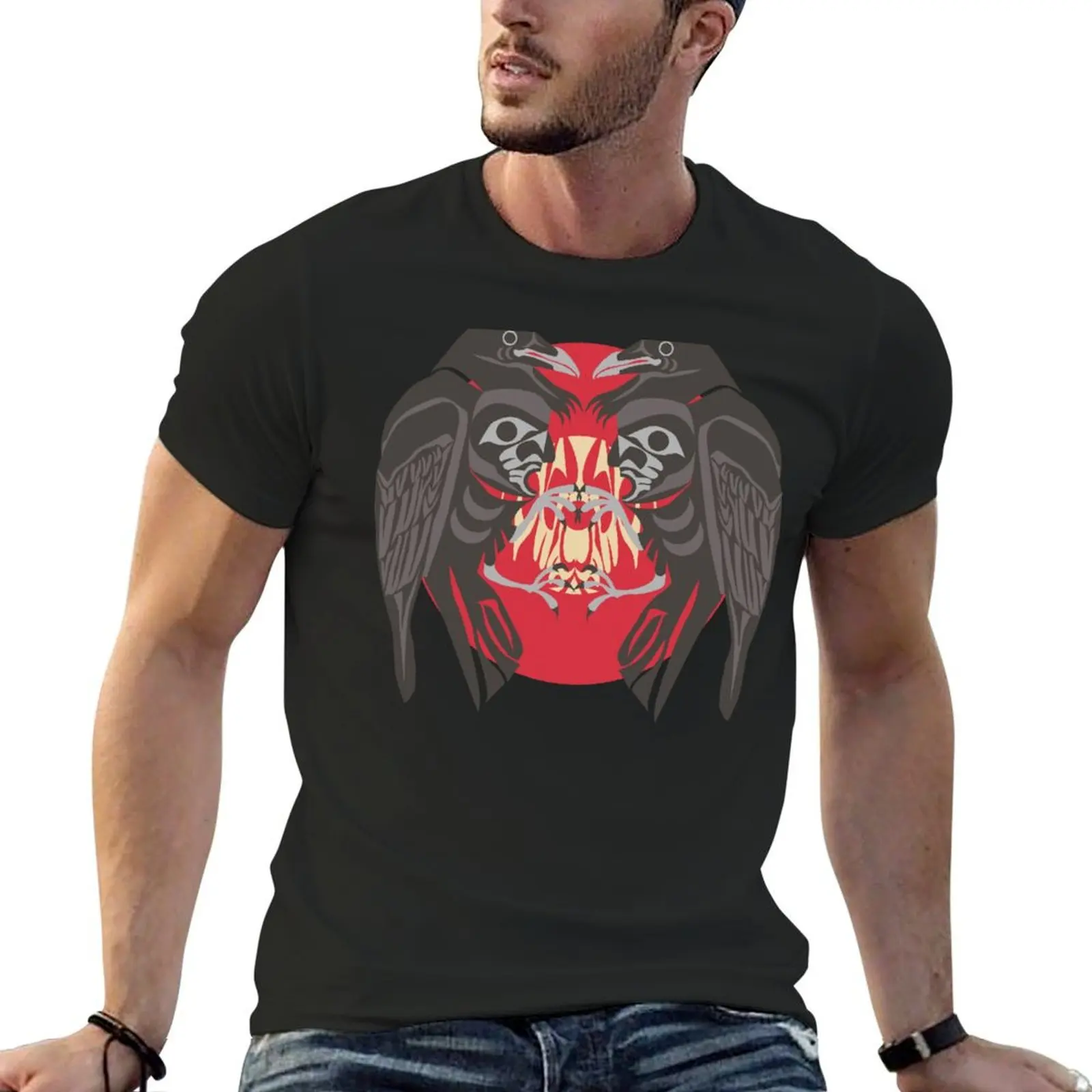 Raven Vision T-Shirt boys animal print plus sizes oversized t shirt oversized fitted t shirts for men