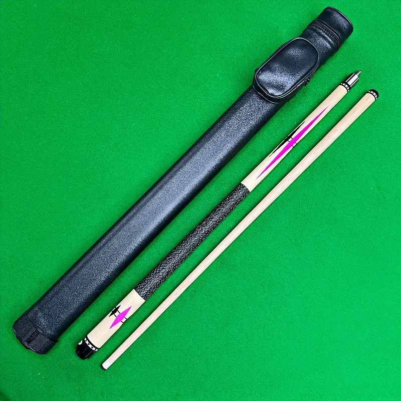 Premium White Waxwood Pool Cue with Unique Design and Precision Power Transmission - Anti-Slip Winding Grip for Enhanced Control