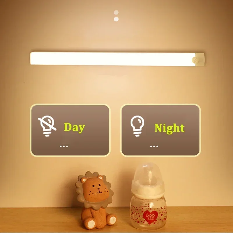 Wireless LED Night Light Motion Sensor Light Closet Night Lamp For Kitchen Bedroom Detector Light Cabinet Staircase Backlight