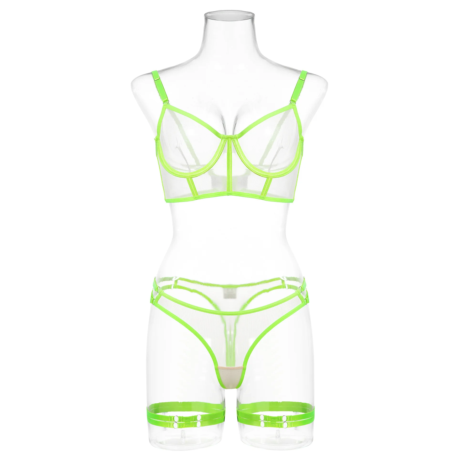 Brskbzda Super Sexy Lingerie Fetish Naked Women Without Censorship Underwear That Can See Intimate Sexy Nude Transparent Bra Set