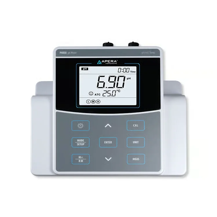 Zestaw precyzyjnego miernika pH stołowego Veidt Weighing Apera PH820, miernik pH/ionów z automatyczną kompensacją temperatury.