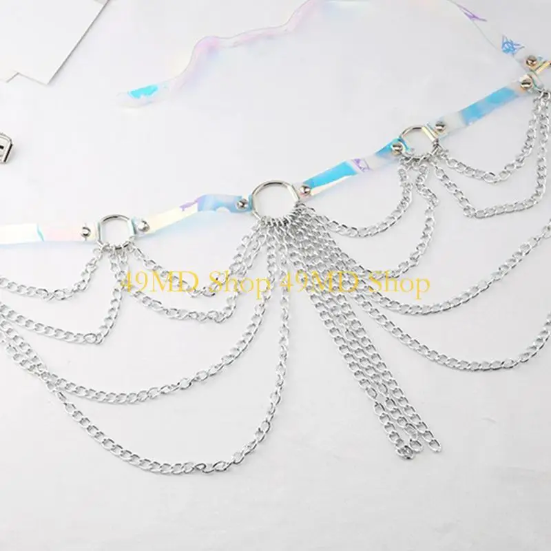 49md Steampunk pancia in lega pancia in lega jeans cinture rock motociclette in stile locomotivo