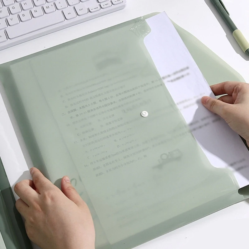 20CB teczka na dokumenty o dużej pojemności zapinana na zatrzask teczka na dokumenty rozmiar listowy koperta na dokumenty etui