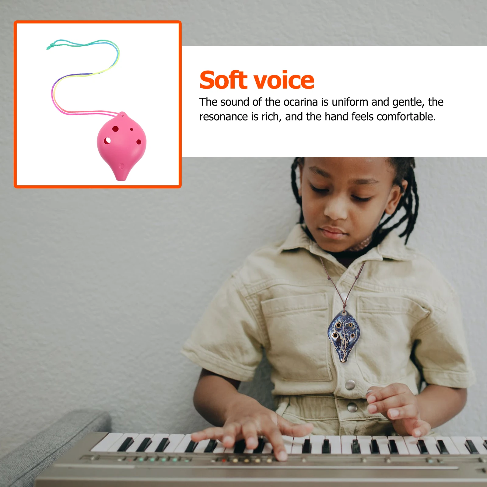 

Alto Pottery Beginners Ocarina Instrument Practice Wind (musical Instrument) Children Kids Instruments