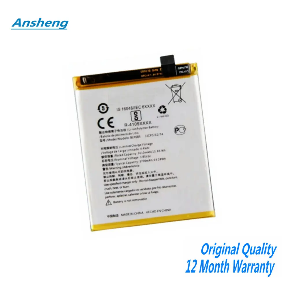 

3.85V 3700mAh BLP685 Battery For OnePlus 6T OnePlus 7 A6010 Mobile Phone