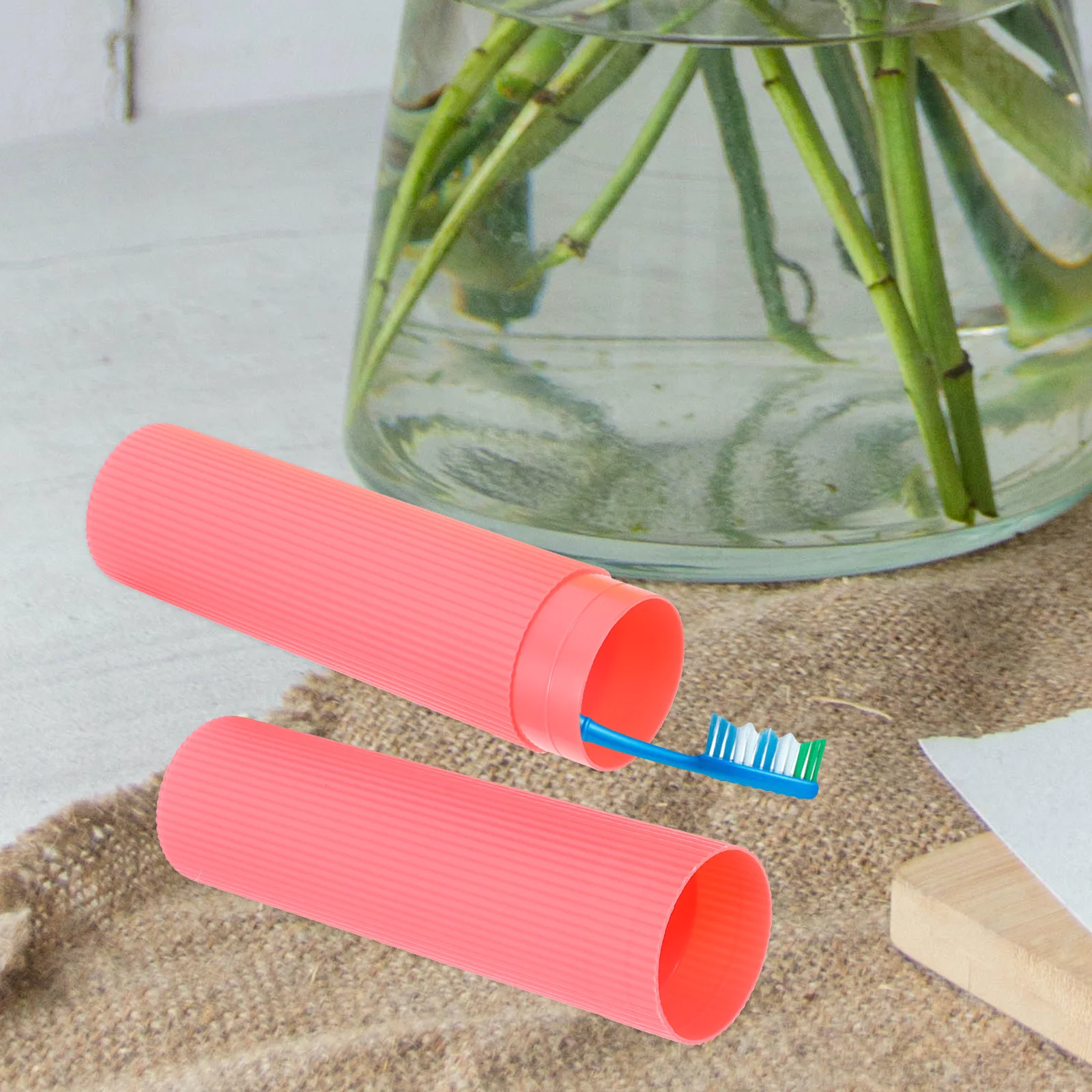 

3pcs Toothbrush Case Travel Holder Portable Storage Container Camping Protector Cover Organizer For Clean Toothbrush Holders