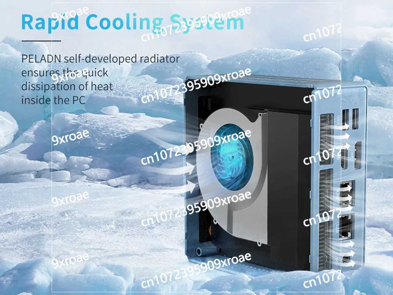 كمبيوتر صغير للألعاب 5700U Wifi 6.0 BT5.2 R7 5700U DDR4 16GB 512GB SSD كمبيوتر صغير محمول لنظام التشغيل Windows 11 Pro #6