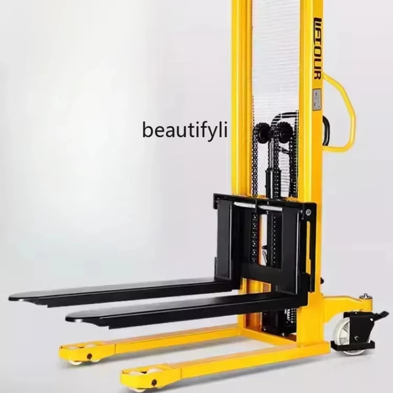 

Manual hydraulic truck, stacker lift truck, lift forklift, ground cattle handling, loading and unloading forklift