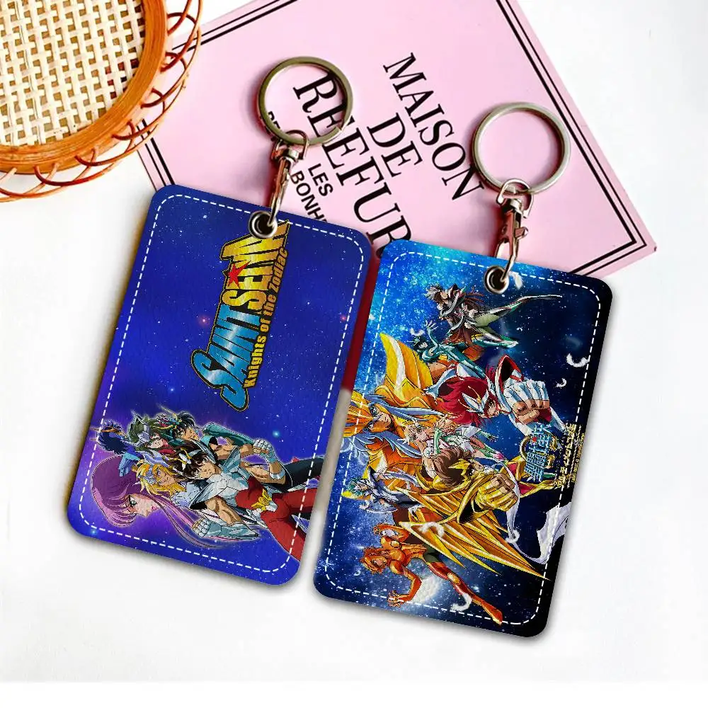 

Retro Saint Seiya Personalised Holder Suitable For Bank Card,Subway, Bus Card Wallet Card Case Badge Holder Keychain