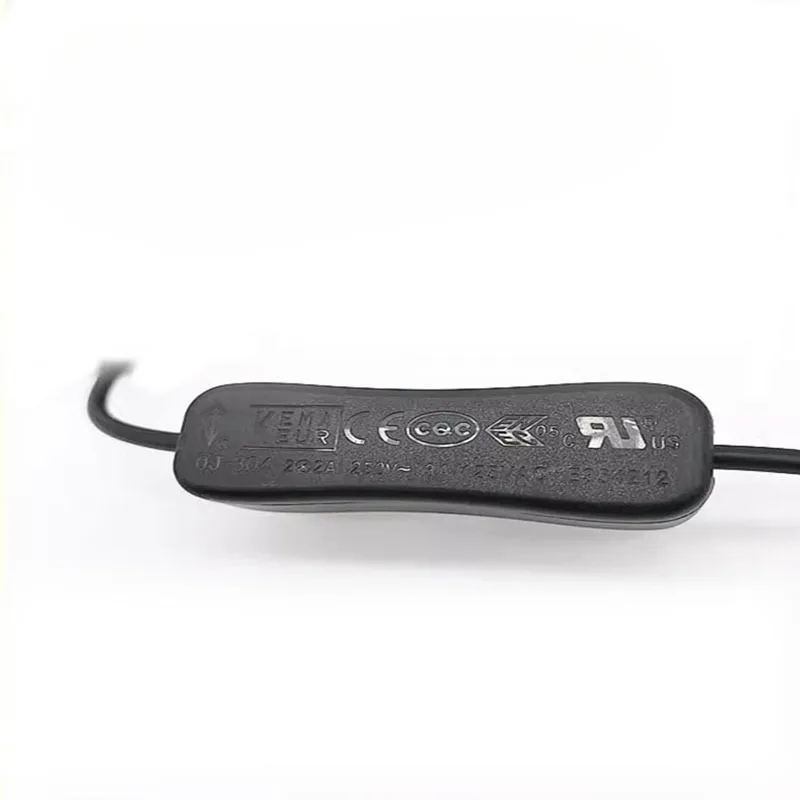 2Pcs Black USB Extension Cable with On‑Off Switch, USB Male to Female 4‑Core Data Control Cord, 1 Meter Long