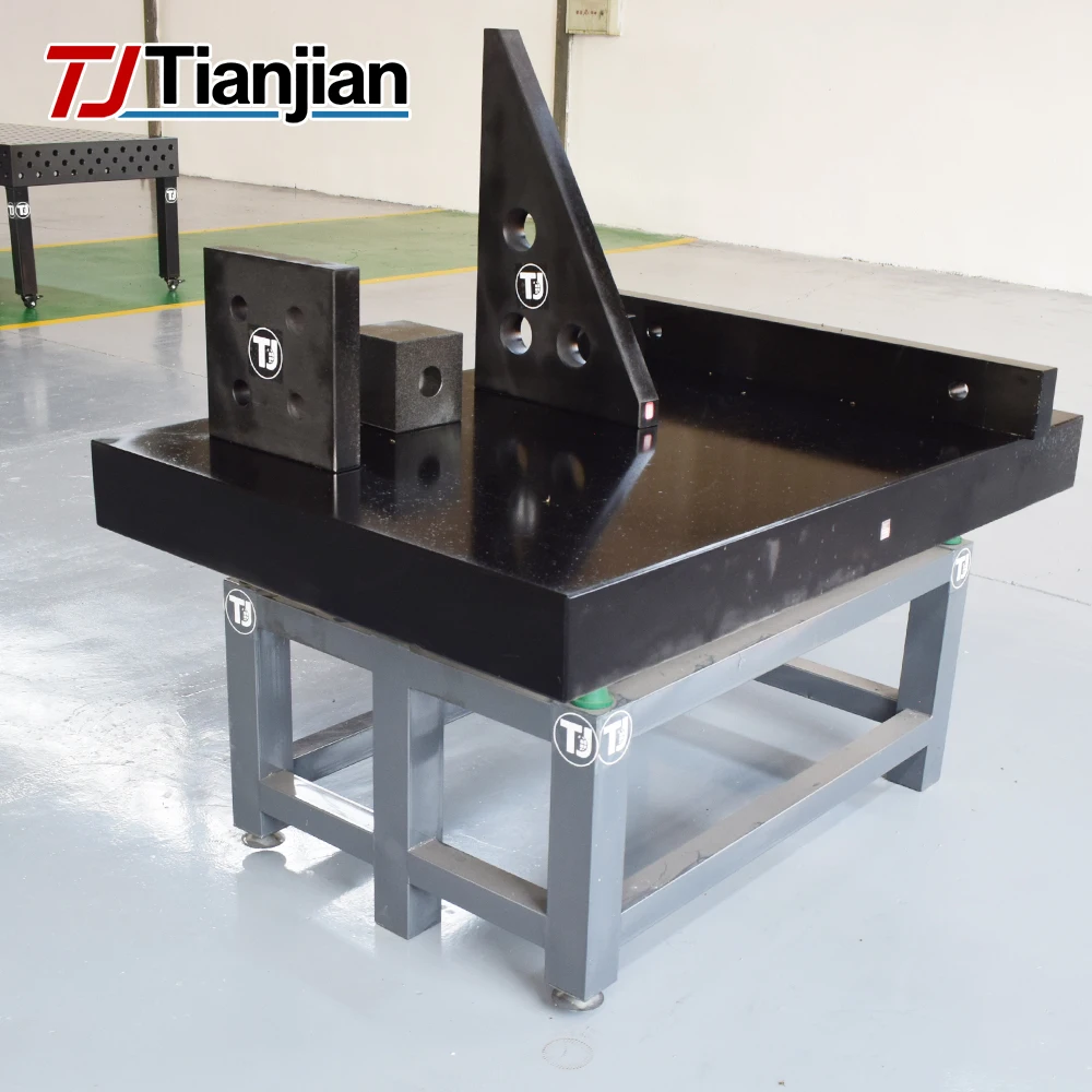 Customized High Precision Black Granite Stone Surface Plate 00 Grade Measuring & Gauging Tools