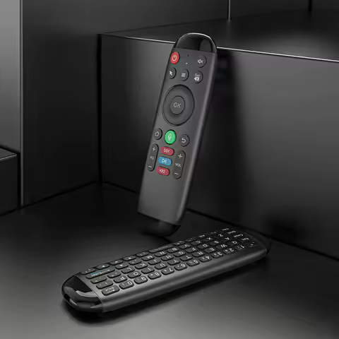 M6 Intelligent Voice Remote Control Fly Air Mouse Keyboard 2.4G Rechargeable Wireless Controller for Laptop PC Android TV Box