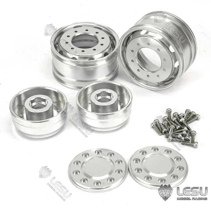 

1/14 LESU Metal Front Axle Wheel Hub for Radio Control Dump Truck RC Tractor Truck Model Accessories Toys for Boy