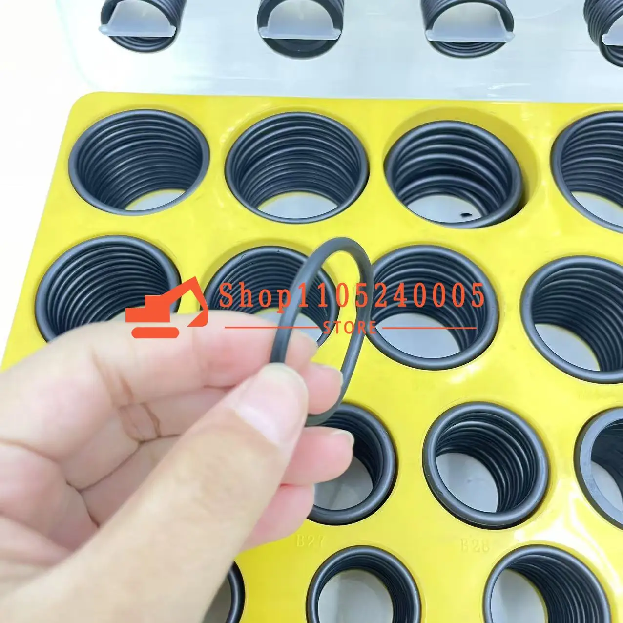 High Quality (656Pcs/42 Sizes) Excavator O-Ring & Oil Seal Repair Kit Compatible with E320/320B/320C/330C