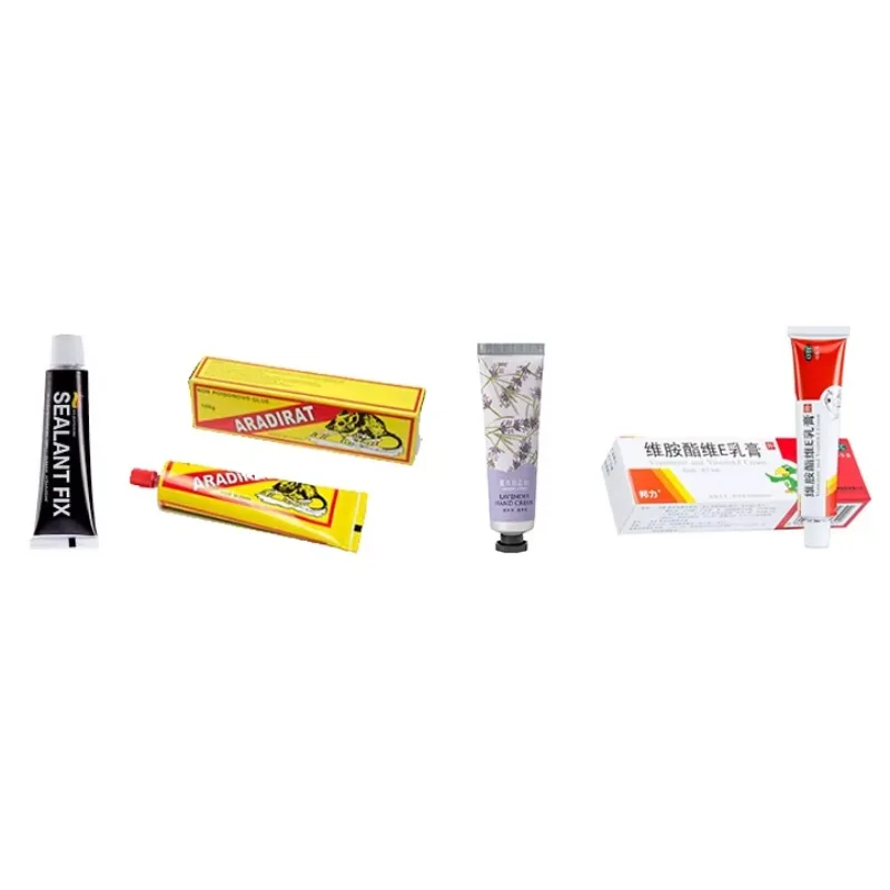 Automated Viscous Liquid Lotion And Sealing Paint Sprayer Powder Vacuum Adhesive Paste Tube Fill Seal Filling Machine