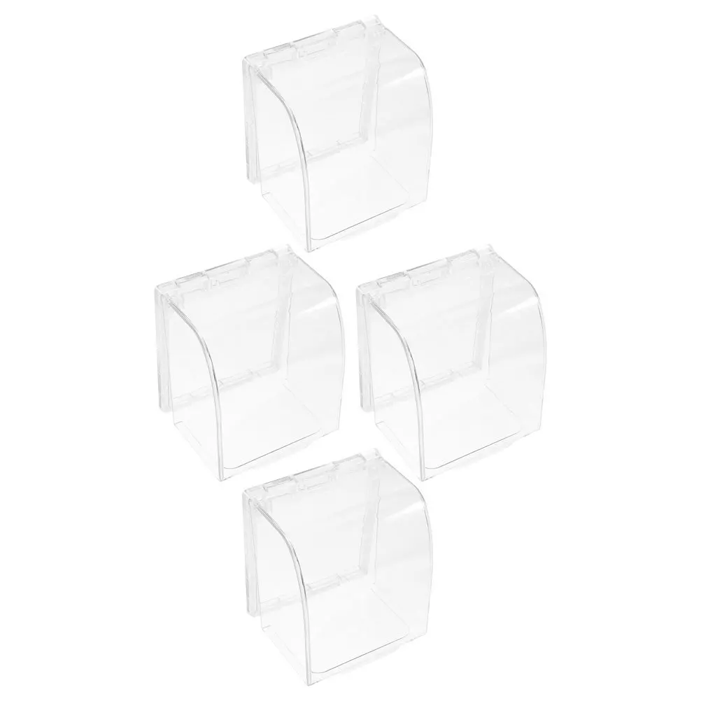 

4Pcs Outdoor Waterproof Socket Cover Electrical Outlet Protector Weather Resistant Wall Socket Cover Fits 86 Type Switches