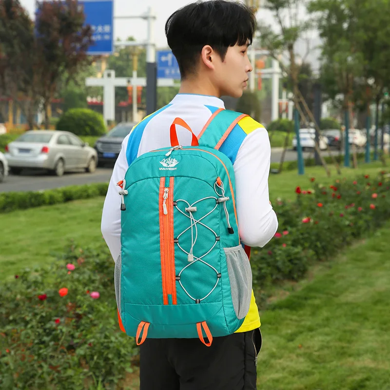 Outdoor Unisex Backpack Portable Foldable Lightweight Large Capacity Sports Hiking Traveling Backpack for Men And Women