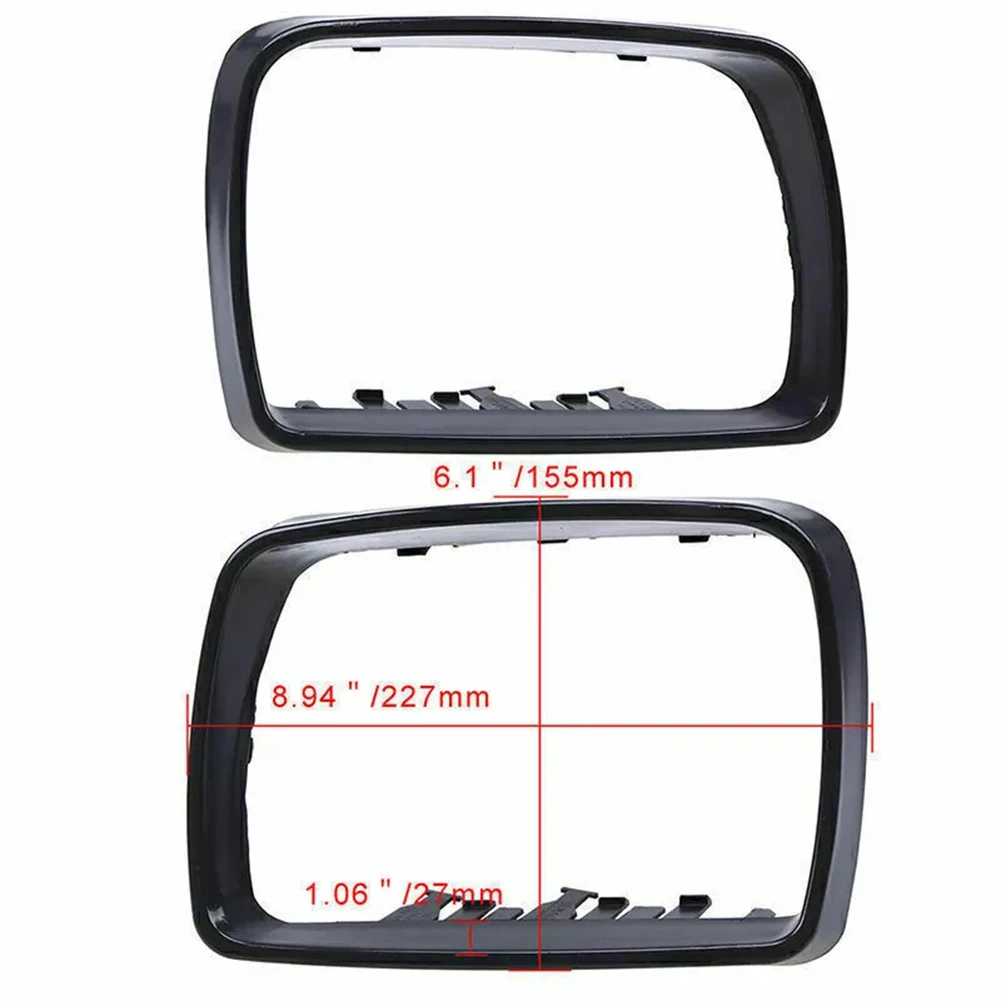 Door Wing Mirror Cover Cap Trim For BMW For X5 E53 2000-2006 51168254903 51168254904 Rearview Mirror Frame