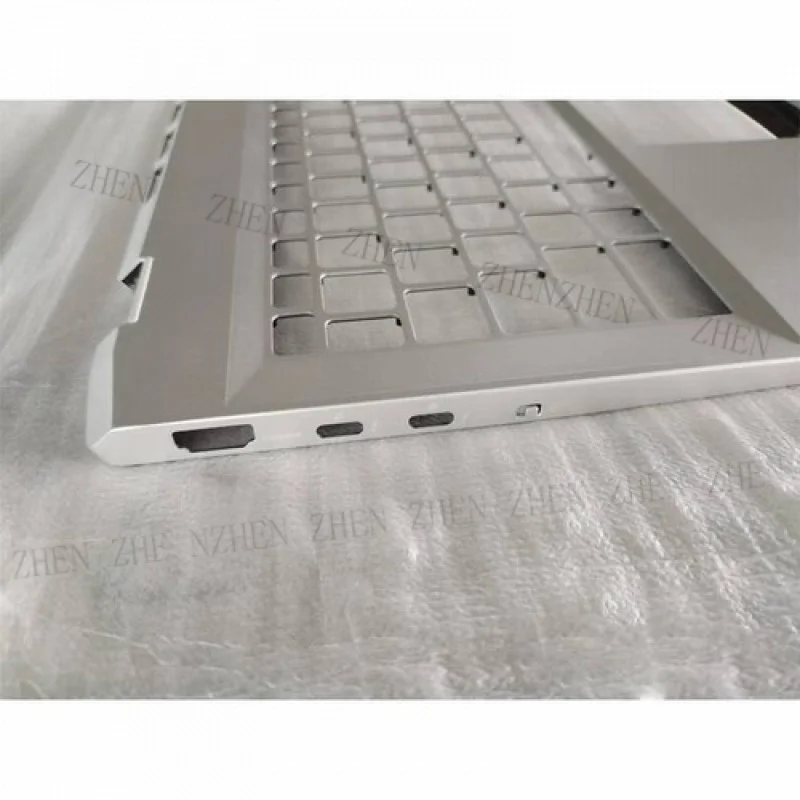 Y Palmrest لـ MSI Summit E16 MS-1591 1592 مع فتحة بصمة الإصبع باللون الفضي