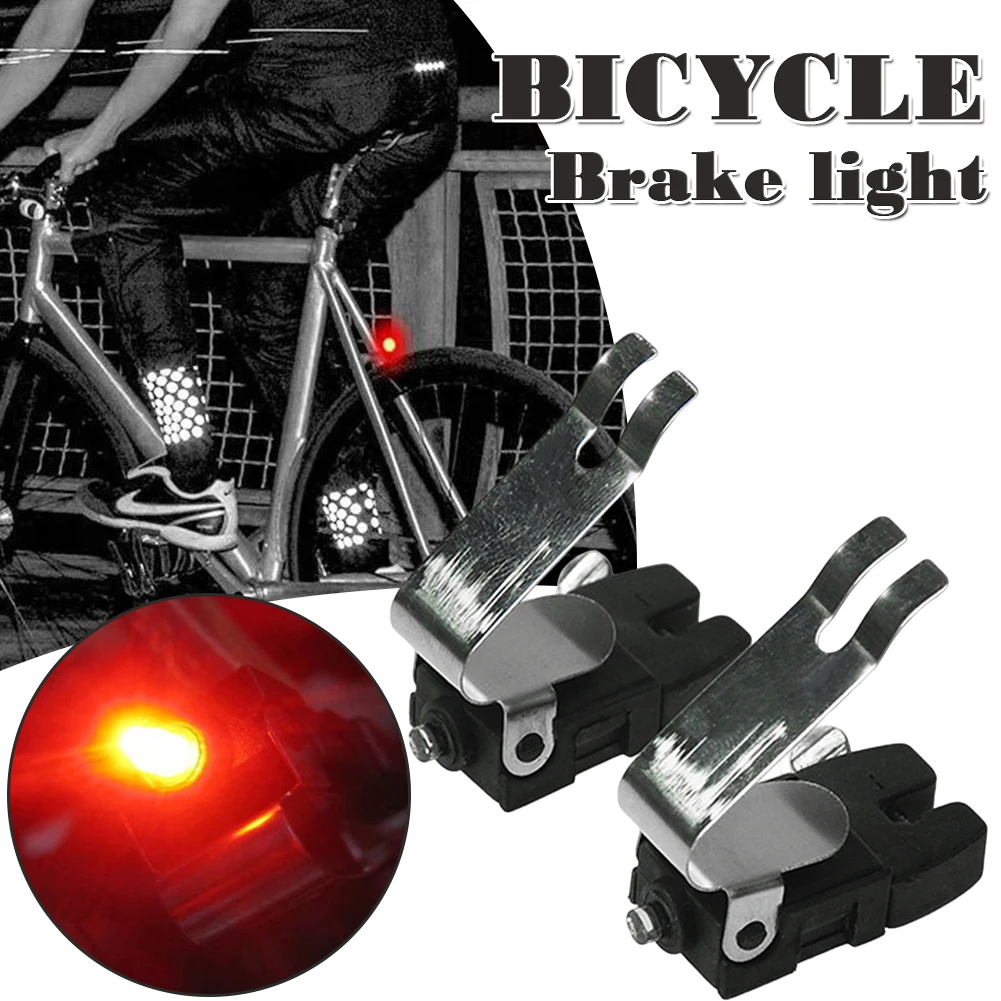 

Simple Bike Brake Light Increase Visibility Luminous Brake Lamp For Bike