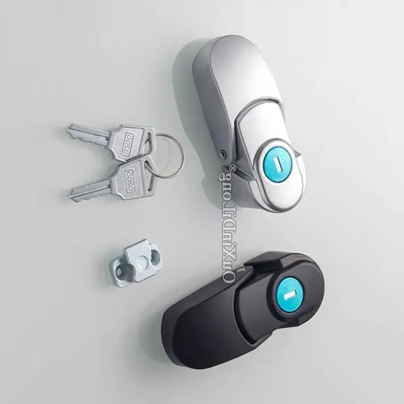 

10PCS Zinc Alloy Industrial Equipment Invisible Hidden Locks Distribution Box Hasp Lock Switch Control Electric Cabinet Locks