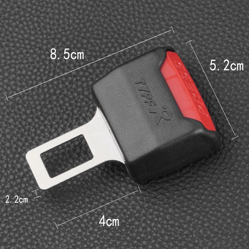 1/2 pcs Belt Clip Seatbelt Lock Plug Thick Insert Socket Safety Car Accessories