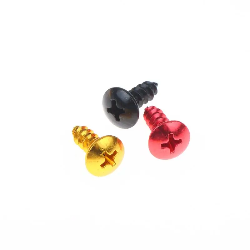 30Pcs M5x14 Self-Tapping Screws Aluminum Alloy Colorful Decorative Bolt Set Universal Motorbike Fairing Screws