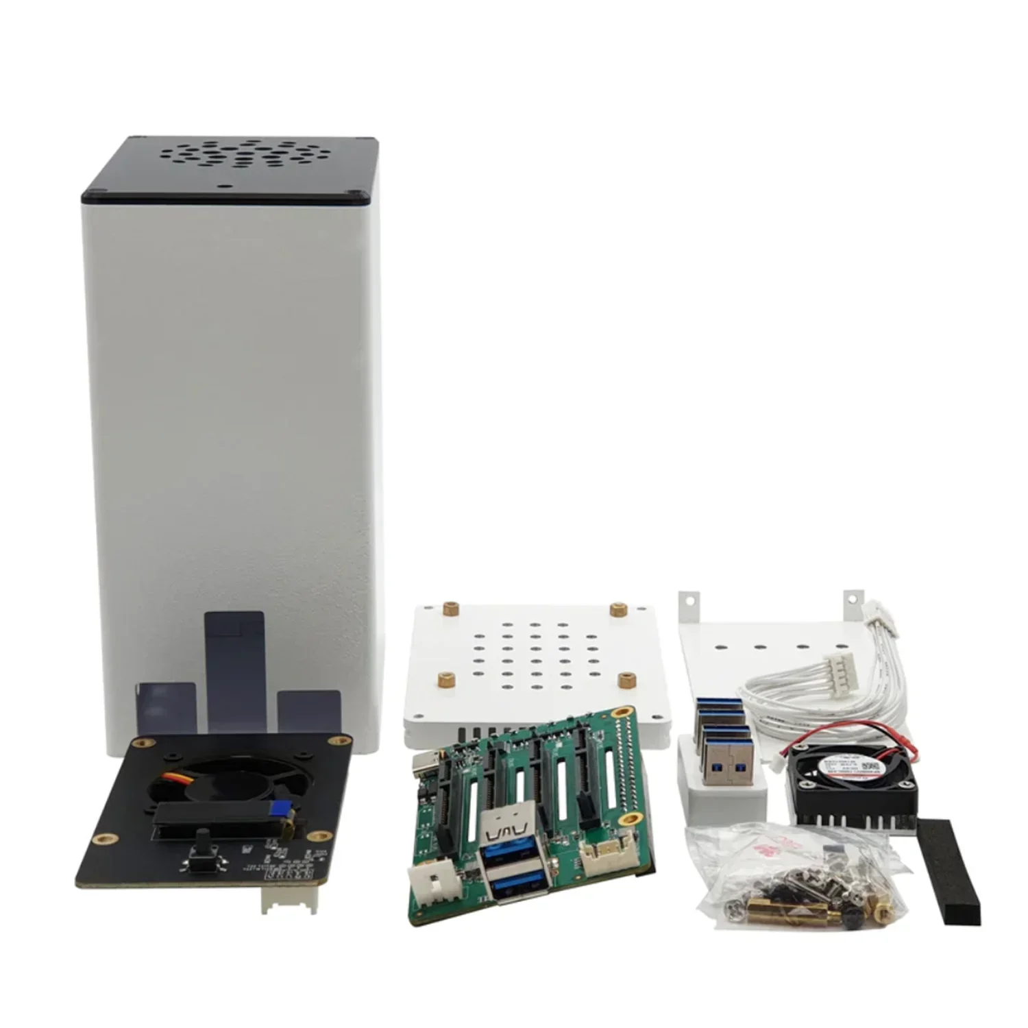 Imagem -06 - Network Storage Server Kit para Raspberry pi Quad Sata Hat