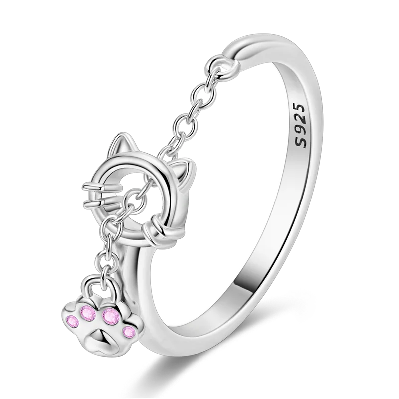 Women's 925 Sterling Silver Zircon Wedding Ring