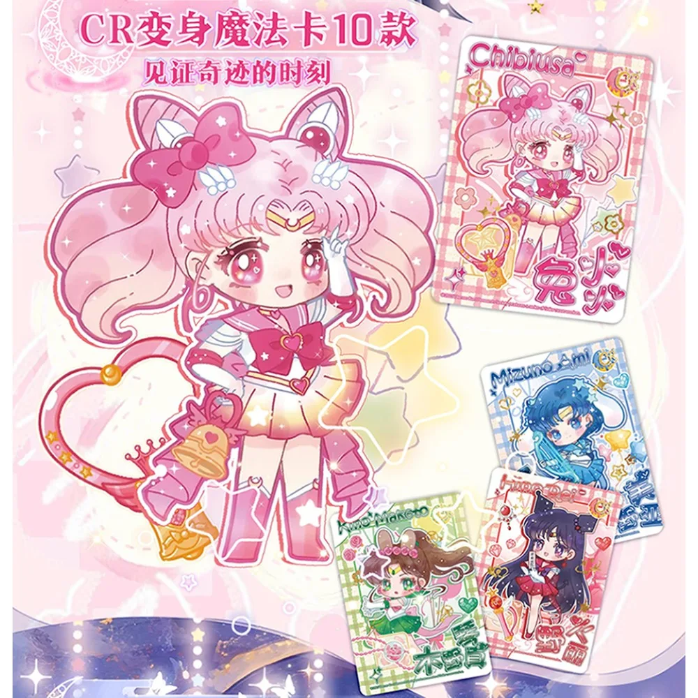 Cartes de Collection de dessins animés fantastiques, série cristal éternel, filles magiques, Surprise, thème de pâques, figurines exquises, cadeau créatif
