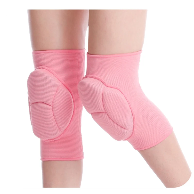 Meisje Sport Compressie Knie Pads Elastische Protector Verdikking Spons Knie Brace Ondersteuning Voor Dance Workout Training Yoga Practic