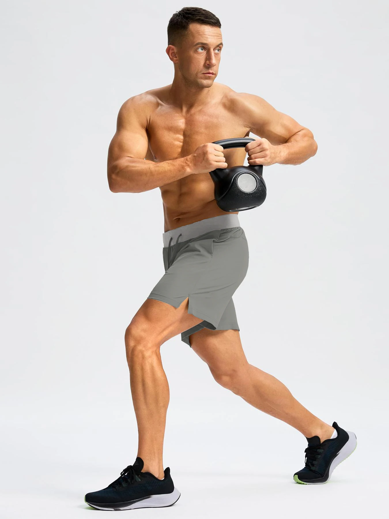 Herren-Laufhose, atmungsaktiv, schnell trocknend, für den Außenbereich, Basketball-Laufhose, bequeme, leichte Sportbekleidung – Detail 8