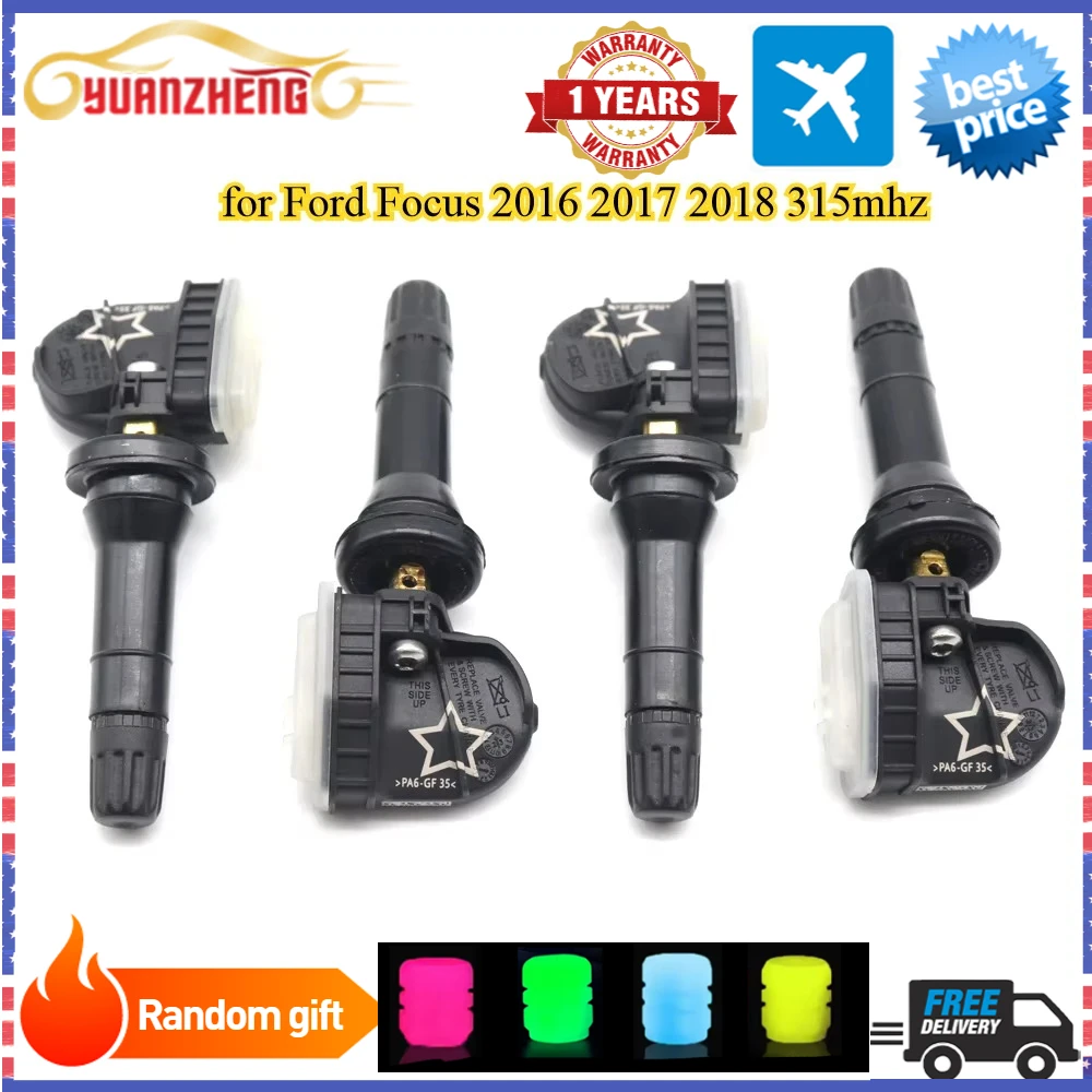 

TPMS EB3T-1A180-AB Tire Pressure Sensor Monitor System for Ford Focus 2016 2017 2018 315mhz EB3Z-1A189-A EB3T-1A150-AA